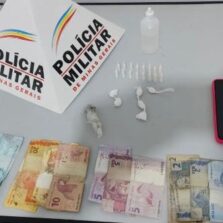 Suspeito é preso com drogas em Araponga