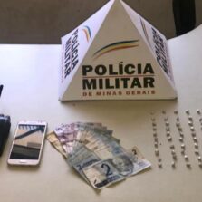 Suspeito é preso com drogas em Ervália