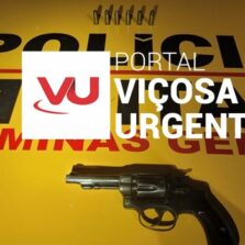 Viçosense é preso com arma de fogo em Ponte Nova