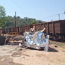 Brumadinho: Motorista morre após caminhão ser atingido por trem