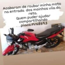 Ladrões roubam moto na Vila da Reta em Coimbra