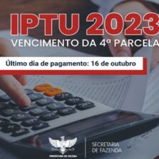 Viçosa IPTU/2023: contribuintes têm até o dia 16 para pagar a 4ª e última parcela