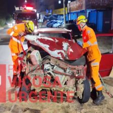 Motorista com sintomas de embriaguez provoca acidente no João Braz em Viçosa