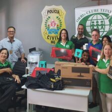 Delegacia de Teixeiras recebe equipamentos doados pelo Orbis Clube