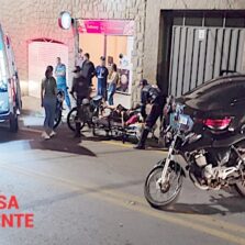 Motoqueiro fica ferido em acidente no Bairro de Fátima