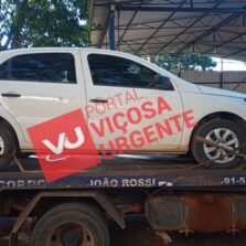 Polícia Civil de Viçosa recupera carro roubado na zona rural de Coimbra