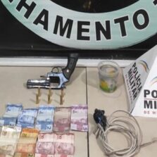 Homem é preso com droga e arma no Santa Clara