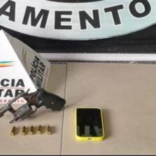Homem é preso com arma no Bairro Carlos Dias em Viçosa