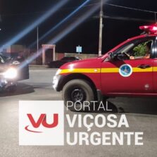 Motoqueiro fica ferido em acidente no trevo de Silvestre