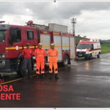 Bombeiros transportam Criança de 5 meses em avião de Viçosa para hospital em BH