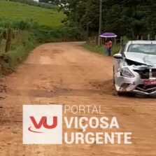 Motoqueiro fica ferido em acidente na zona rural de Paula Cândido