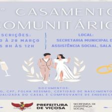 Prefeitura de Viçosa vai promover mais um Casamento Comunitário