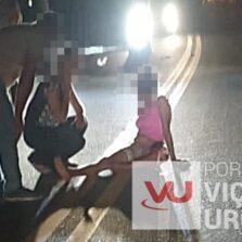 Grave Colisão entre Caminhão e Moto Deixa Dois Feridos em Teixeiras