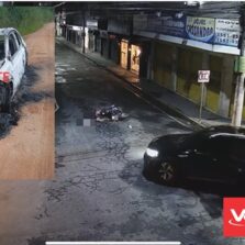 Encontrado Incendiado em Viçosa Carro usado em Homicídios na Região