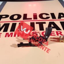 Homem é preso com arma durante blitz na rodovia Teixeiras/Pedra do Anta