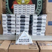 Morador de Ubá é preso em Viçosa com carga de cigarros contrabandeados