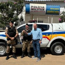 Destacamento da Polícia Militar de Guaraciaba recebe nova viatura