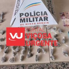 Menor é apreendido com drogas no Bairro João Mariano em Viçosa