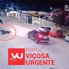 Motociclista Sofre Queda ao Passar Em Viçosa por Bloquete Solto