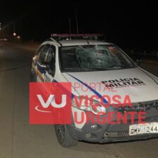 Pedestre Embriagado é Atropelado por Viatura da PM em Ervália