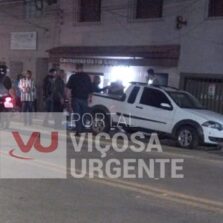 Viçosa: Condutor Perde Controle de Veículo e Bate em Muro