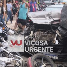 Condutor de 73 anos sofre mal súbito e causa acidente em Ponte Nova