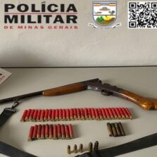 Polícia Militar Ambiental prende homem por posse ilegal de arma de fogo em Ervália