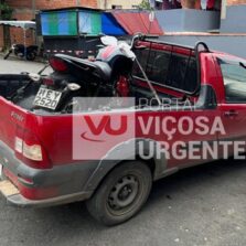 PM de Ponte Nova Prende Suspeito Com Motocicleta Furtada em Viçosa