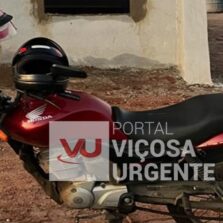 Ladrões roubam motocicleta em Visconde do Rio Branco