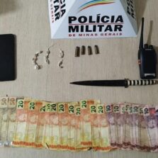 Suspeito de 24 anos é preso com drogas em São José do Triunfo