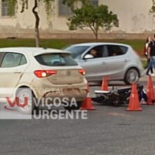 Acidente de trânsito na UFV deixa duas pessoas feridas