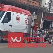 Colisão entre motocicletas deixa dois feridos na Rua dos Passos em Viçosa