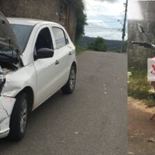 Acidente de trânsito em Viçosa deixa motociclista ferido