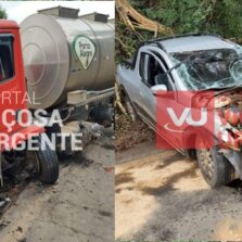 Acidente na MGC-120 deixa mulher gravemente ferida em Teixeiras