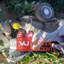 Ervália: Homem fica ferido em acidente de trânsito