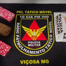 Três são detidos por tráfico de drogas na MGC-120, em Viçosa
