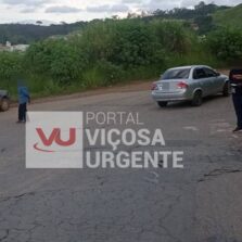 Colisão entre dois veículos próximo ao Nova Viçosa