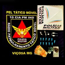 Jovem é Preso por Tráfico de Drogas no Bairro Maria Eugênia em Viçosa