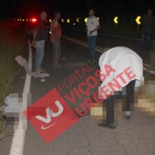 Motorista foge após atropelar e matar idosa na MGC-482, entre Viçosa e Porto Firme