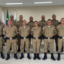 Novos sargentos da PM são apresentados na 10ª Cia PM Ind de Viçosa