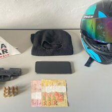 Arma de fogo é apreendida em casa abandonada durante ação policial em Ervália
