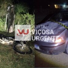 Motociclista fica gravemente ferido em colisão na AMG-0555, em Presidente Bernardes