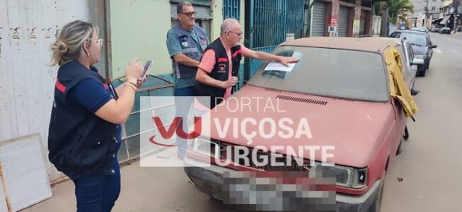Fiscalização inicia fase de recolhimento de veículos abandonados
