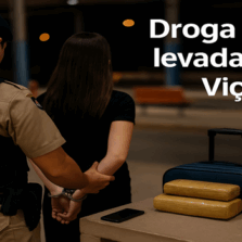 Jovem de Ponte Nova é presa com barras de maconha na rodoviária de Belo Horizonte