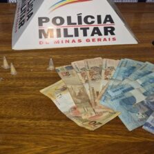 Polícia Militar prende autor de tráfico de drogas em Piraúba