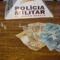 Polícia Militar prende autor de tráfico de drogas em Piraúba