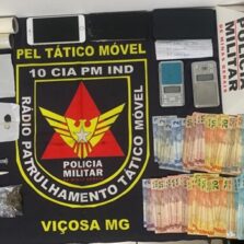 Dois são presos por tráfico de drogas no bairro Vale do Sol, em Viçosa