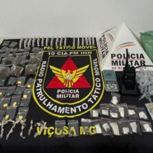 PM apreende drogas no Rebenta em Viçosa