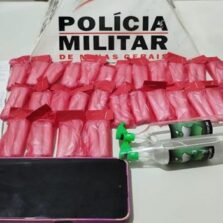 Suspeito é preso com drogas em ônibus que vinha de Muriaé para Ervália