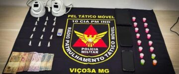 Homem é preso por tráfico de drogas no bairro João Brás, em Viçosa